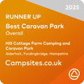 Campsites.co Runner Up Best Caravan Park Overall 2025